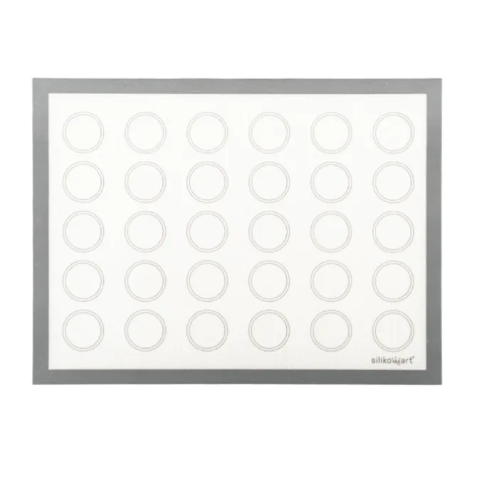 Silikomart macaronmat 30 x 40 cm silicone fiberglass grijs