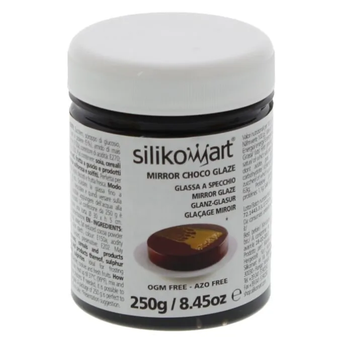 Silikomart mirror glaze chocolade