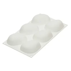 Silikomart Professional bakvorm zen stenen 8,7 x 6,3 cm silicone wit