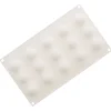 Silikomart Professional bakvorm mini truffels ø 3,2 cm silicone wit