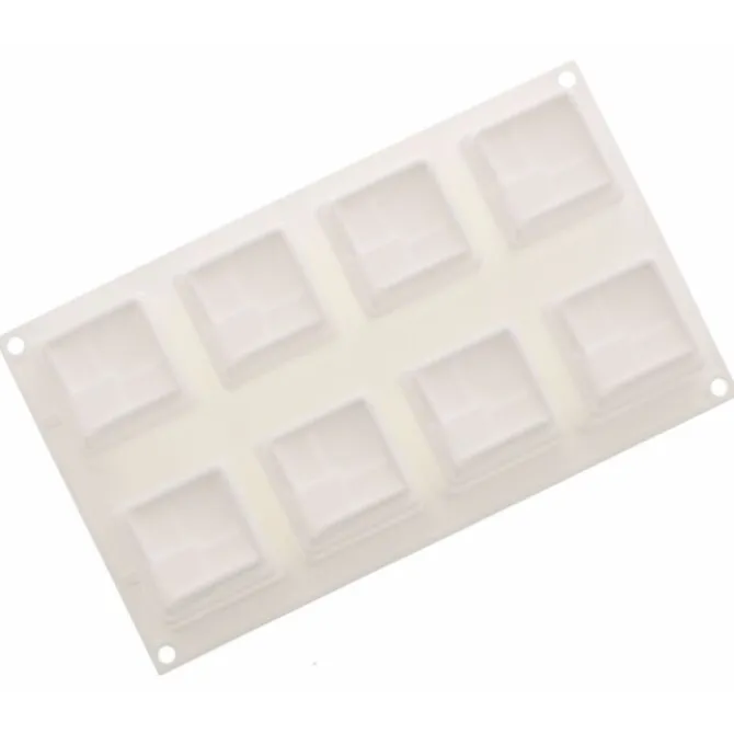 Silikomart Professional 4-Kuadro 150 silicone wit