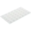 Silikomart Professional Micro Love 5 silicone bakvorm hart wit