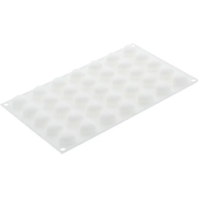 Silikomart Professional Micro Love 5 silicone bakvorm hart wit