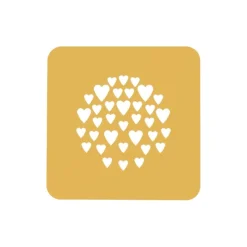 Silikomart Stencil Cuore decoratiemal siliconen