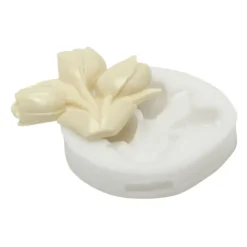 Silikomart Sugarflex decoratiemal tulpen 6 cm silicone wit