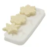 Silikomart Sugarflex decoratiemal sneeuwkristallen silicone wit 3-delig