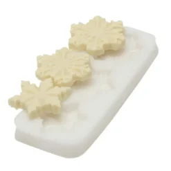 Silikomart Sugarflex decoratiemal sneeuwkristallen silicone wit 3-delig