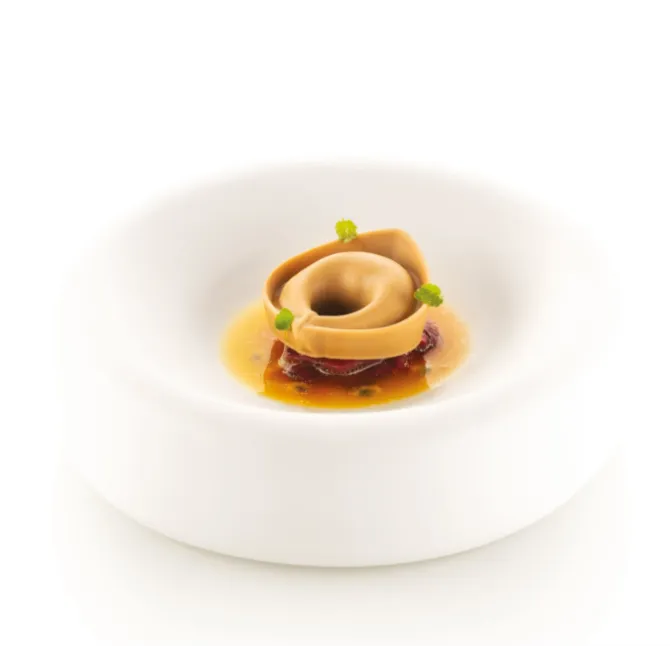 Silikomart Tortellino 20 mal 8 tortellini silicone geel
