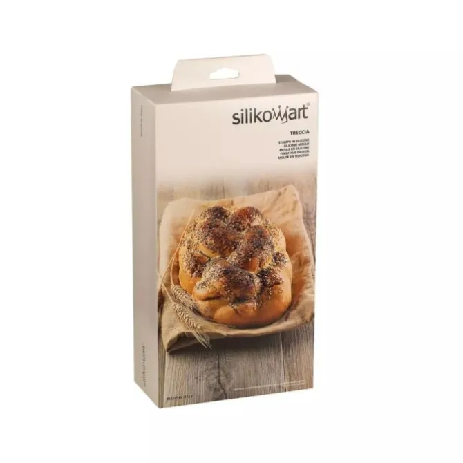 Silikomart Treccia bakvorm 2,1 liter silicone wit