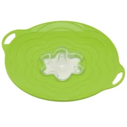 Silikomart Vapo Twist deksel met toevoergat ø 30 cm silicone groen