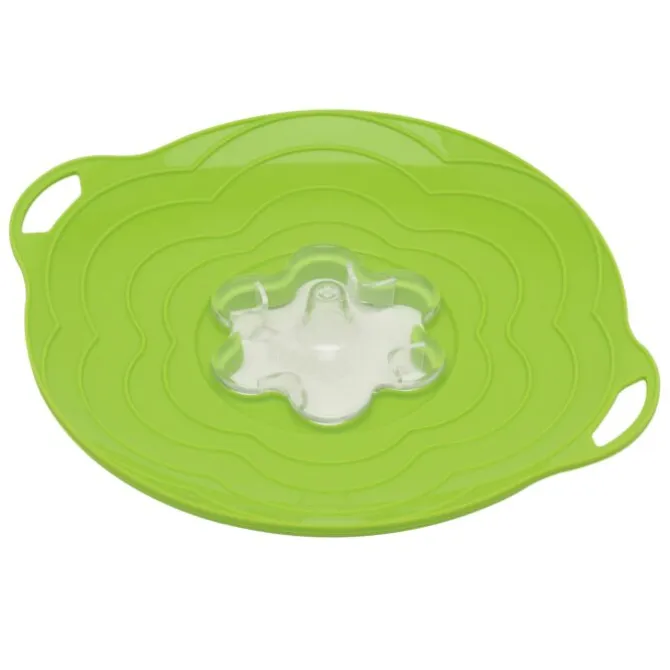 Silikomart Vapo Twist deksel met toevoergat ø 30 cm silicone groen