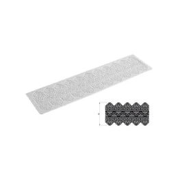 Silikomart Wonder Cakes Tricot Decor Dentelle decoratiemat smal 40 cm silicone wit