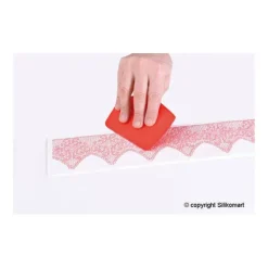 Silikomart Wonder Cakes Tricot Decor Fantasy decoratiemat smal 40 cm silicone wit