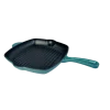1821 skillet grill vierkant 26,5 cm gietijzer Gradient Teal