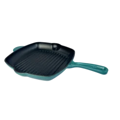 1821 skillet grill vierkant 26,5 cm gietijzer Gradient Teal