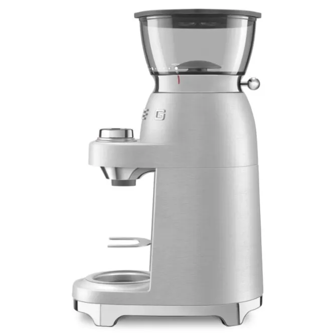 SMEG koffiemaler minipro zilver