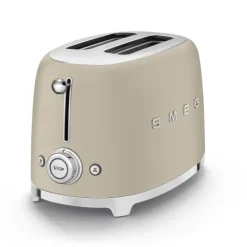 SMEG 50's style broodrooster 2 sleuven staal Moonlight