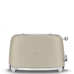 SMEG 50's style broodrooster 2 sleuven staal Moonlight