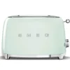 Smeg 50's style broodrooster 2 sleuven staal watergroen