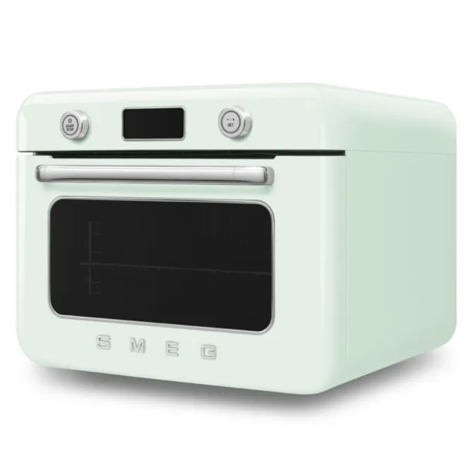SMEG 50's style Combi stoomoven 30 liter watergroen