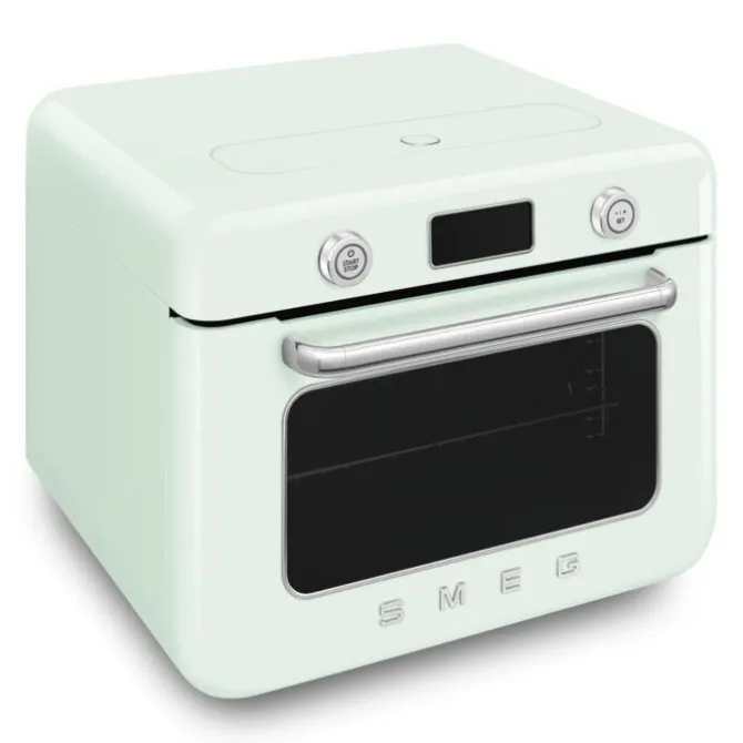 SMEG 50's style Combi stoomoven 30 liter watergroen