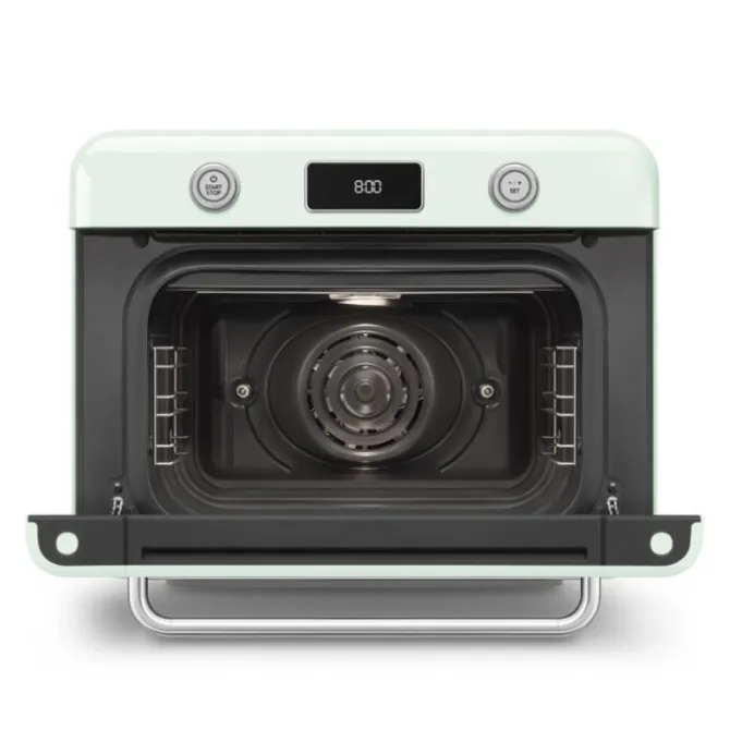 SMEG 50's style Combi stoomoven 30 liter watergroen