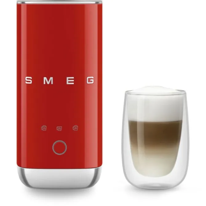 Smeg 50's style Compact melkopschuimer rood