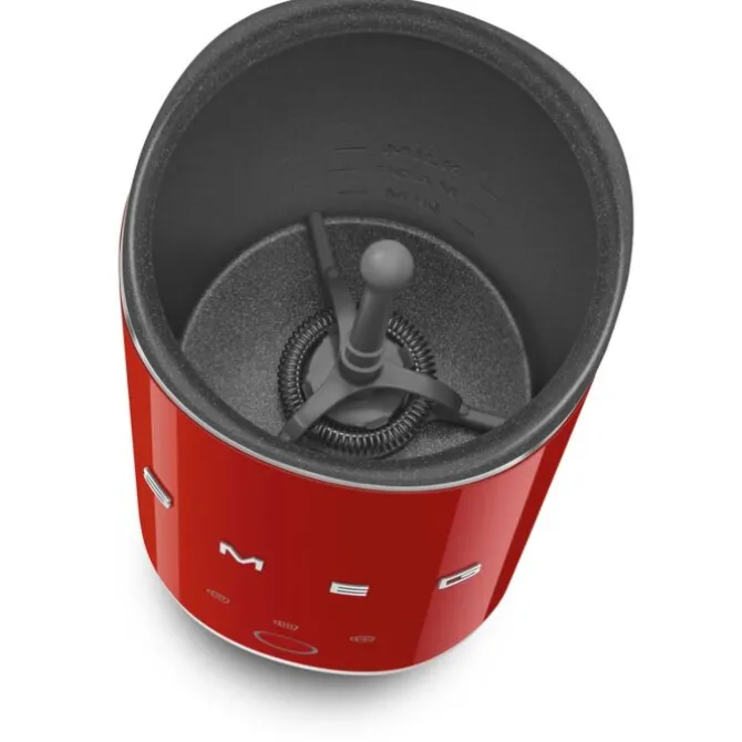 Smeg 50's style Compact melkopschuimer rood