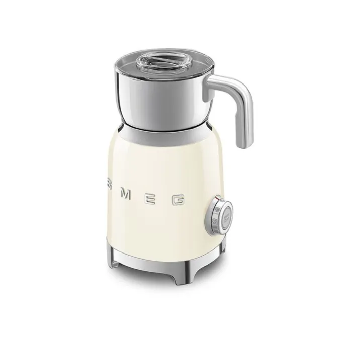 Smeg 50's style elektrische melkopschuimer 600 ml crème
