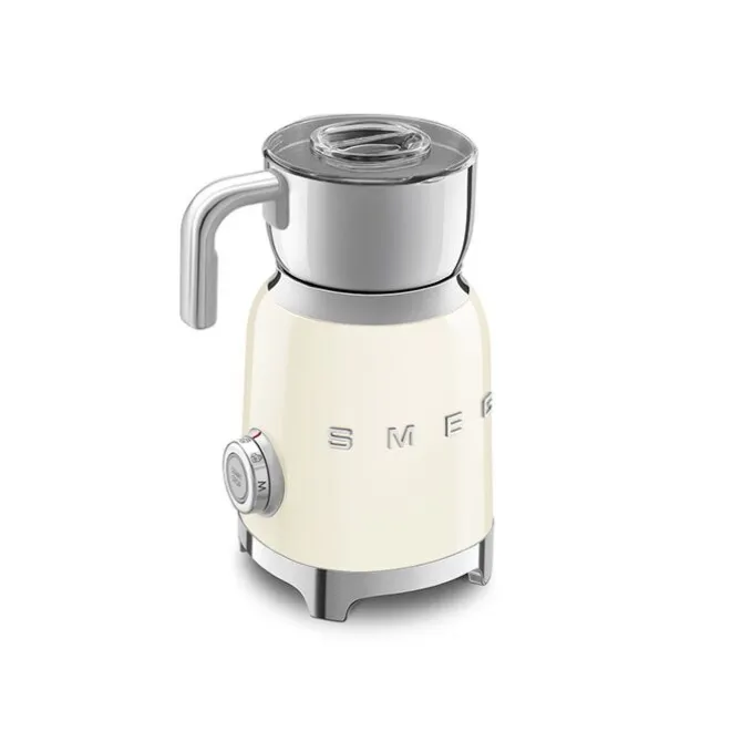 Smeg 50's style elektrische melkopschuimer 600 ml crème