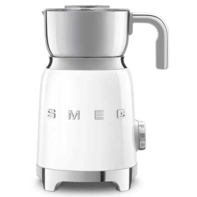 Smeg 50's style elektrische melkopschuimer 600 ml wit