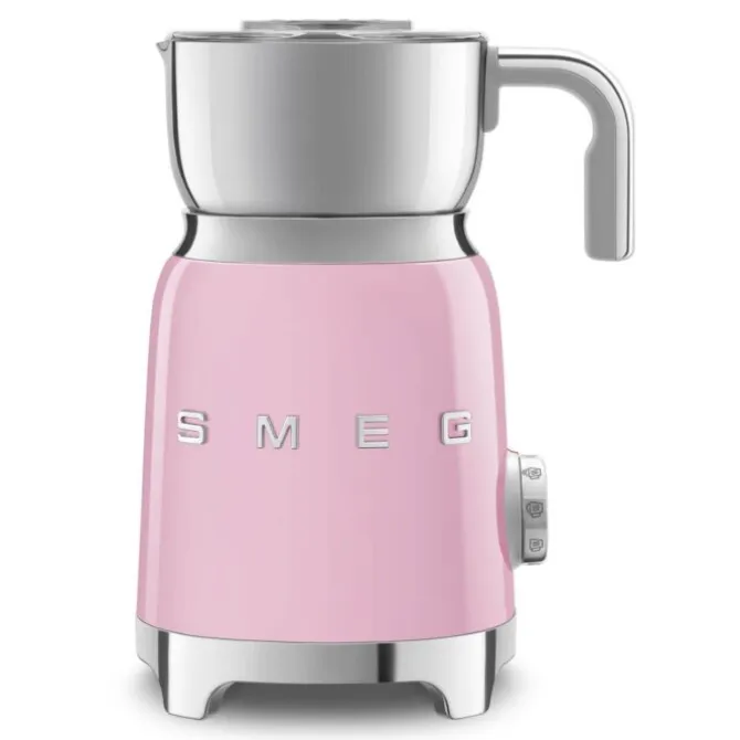Smeg 50's style elektrische melkopschuimer 600 ml roze