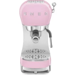Smeg 50's style handmatige espressomachine roze