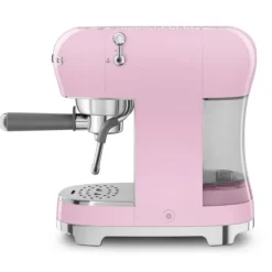 Smeg 50's style handmatige espressomachine roze