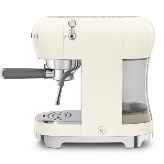 Smeg 50's style handmatige espressomachine crème