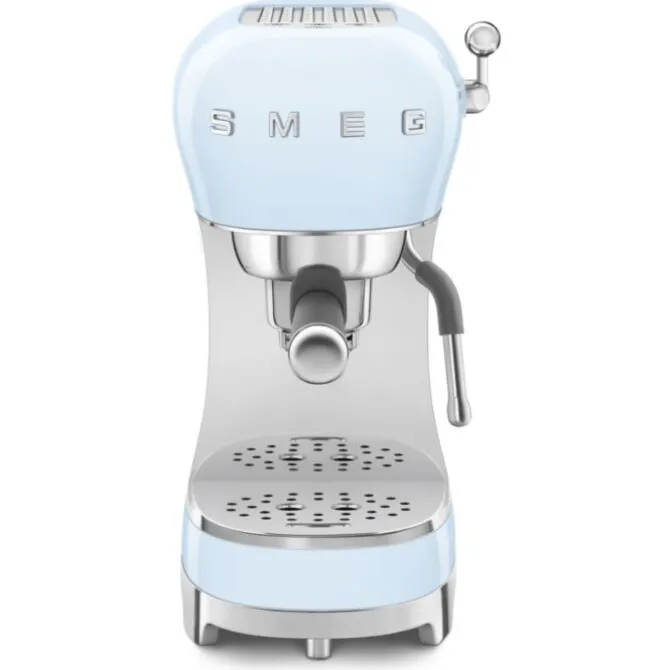 Smeg 50's style handmatige espressomachine pastelblauw