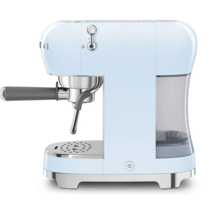 Smeg 50's style handmatige espressomachine pastelblauw