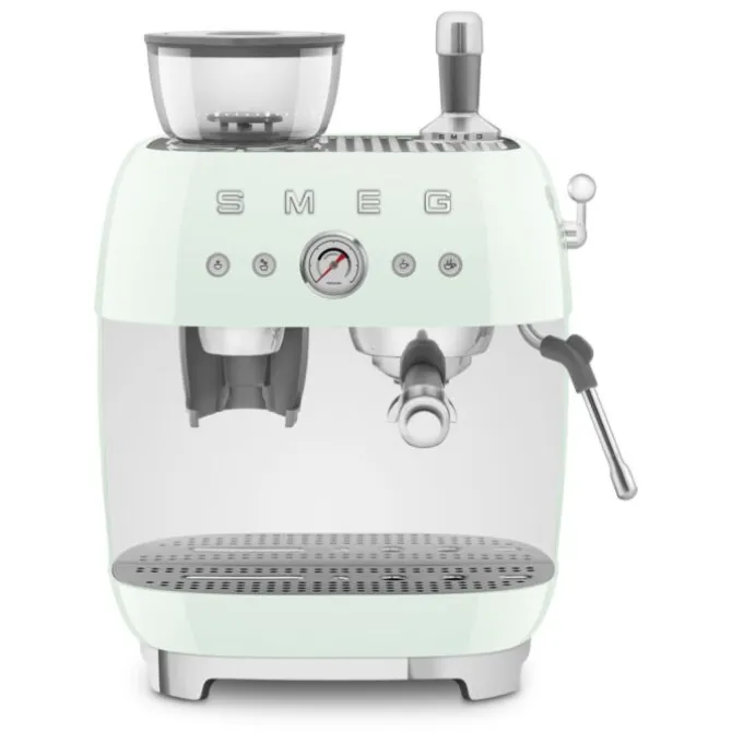 Smeg 50's style handmatige espressomachine 2,4 liter pastelblauw