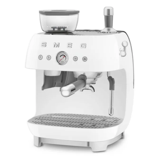 Smeg 50's style handmatige espressomachine 2,4 liter wit
