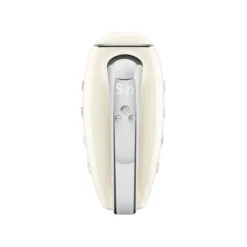 Smeg 50's style handmixer staal crème