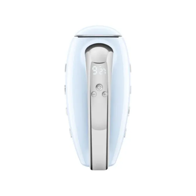 Smeg 50's style handmixer staal pastelblauw