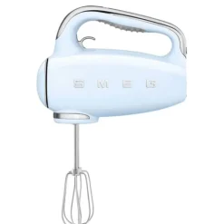 Smeg 50's style handmixer staal pastelblauw