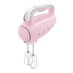 Smeg 50's style handmixer staal roze
