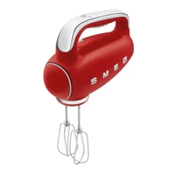 Smeg 50's style handmixer staal rood