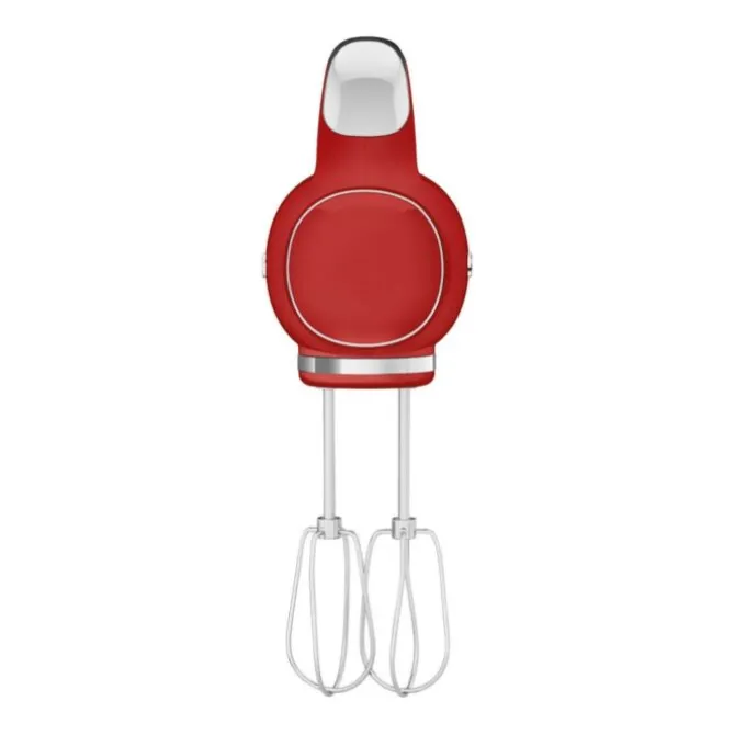 Smeg 50's style handmixer staal rood