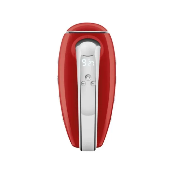Smeg 50's style handmixer staal rood