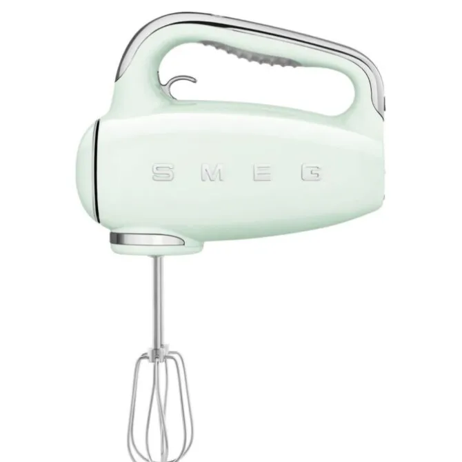 Smeg 50's style handmixer staal watergroen