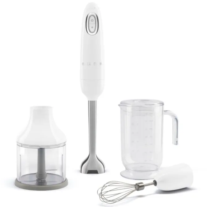Smeg 50’s style HBF03 staafmixer kunststof wit 4-delig