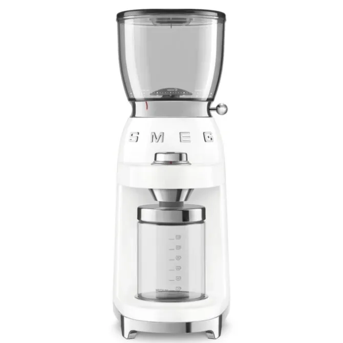 Smeg 50's style koffiebonenmolen 350 gram wit