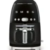 Smeg 50's style koffiezetapparaat kunststof zwart